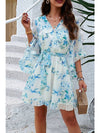 Floral Wrap Dress