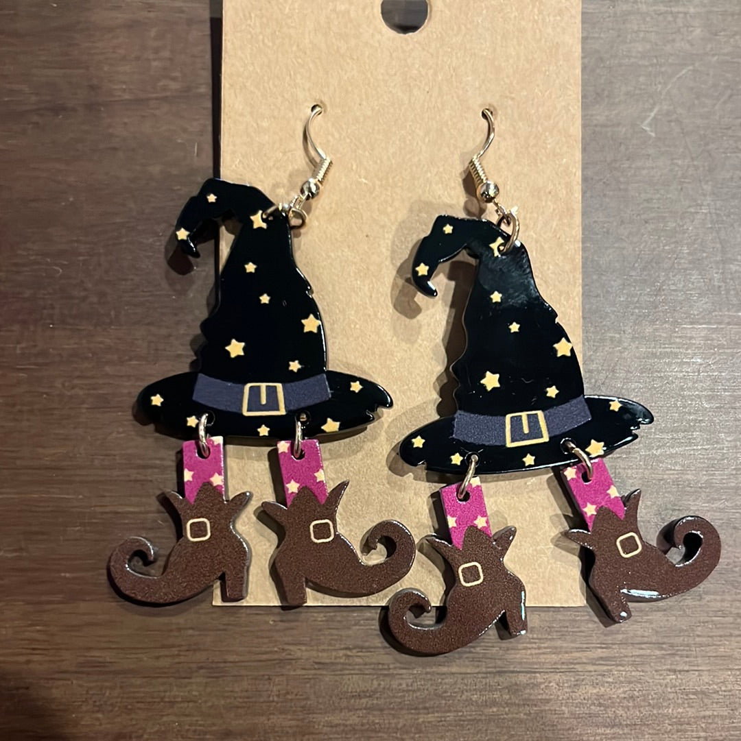 Witch Dangle Earrings