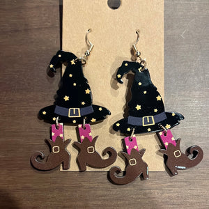 Witch Dangle Earrings