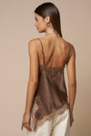Asymmetrical Satin Cami