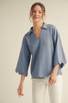 Scallop Edge Top