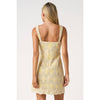 Embroidered Scallop Hem Dress