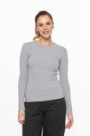 Micro-Ribbed Athleisure Top