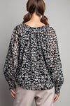 Animal Print Blouse