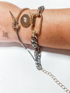 Horn & Evil Eye Bracelet