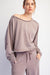 Off Shoulder Boxy Top