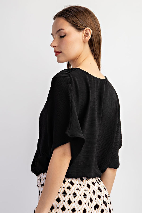 Loose Fit V Neck
