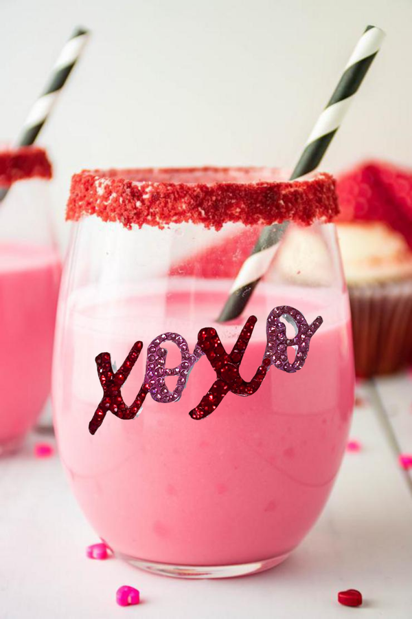 XOXO Wine Glass