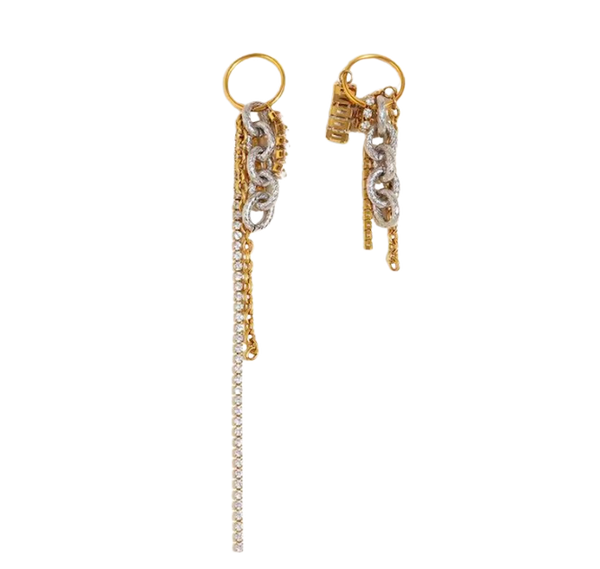 Stacked Hoop Messy Mix Earrings