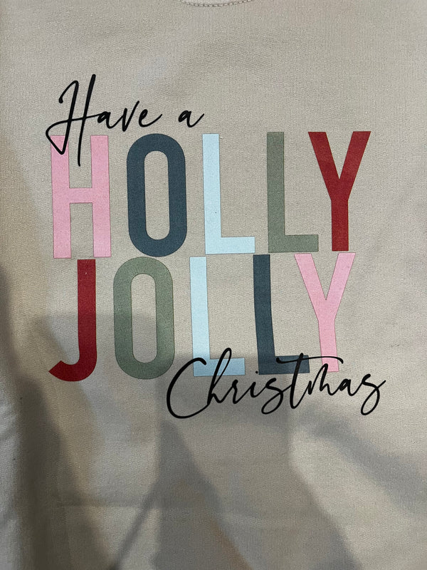 Holly Jolly Sweatshirt ~ A Trendy Original