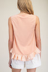 Ruffle Hem Tank