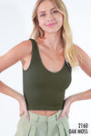 Reversible Ribbed Crop Top