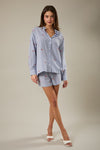 Striped Flag Button Down Shirt
