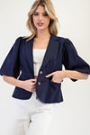 Bubble Sleeve Blazer