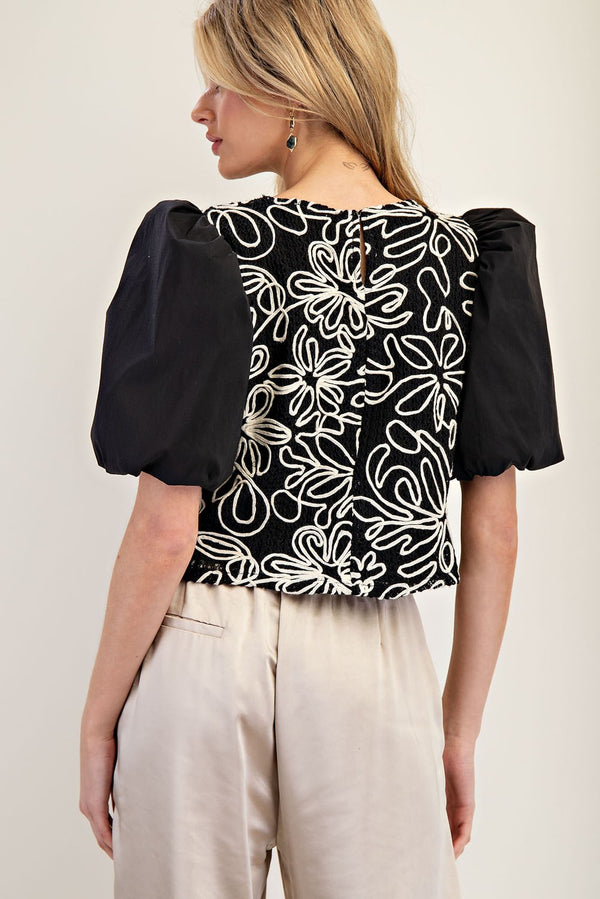 Embroidered Top