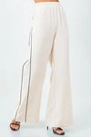 Contrast Piping Trouser