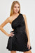 One Shoulder Cut Out Dress