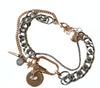 Horn & Evil Eye Bracelet