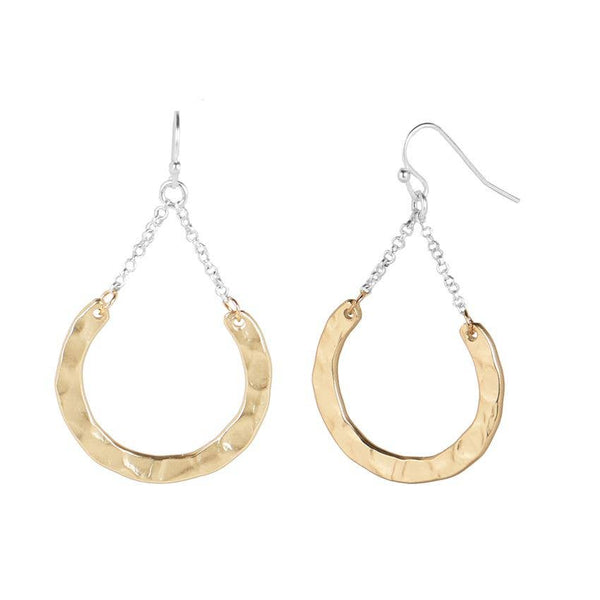 Disc Dangle Earrings