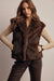Faux Fur Collared Vest
