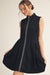 Color Band Contrast Dress