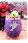 Ghost Jeweled Stemless Wine Glass
