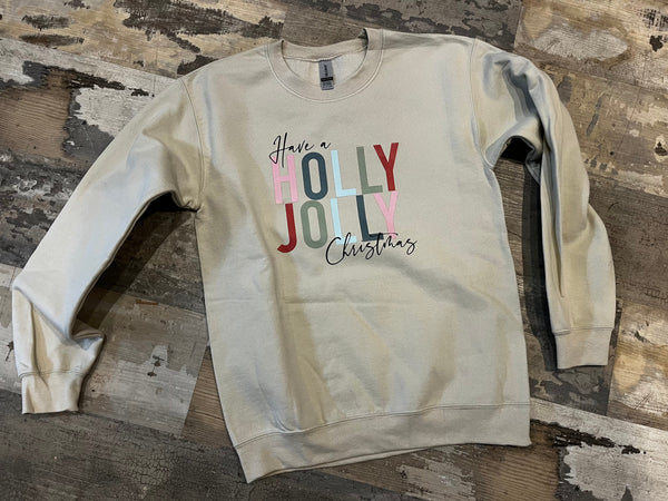 Holly Jolly Sweatshirt ~ A Trendy Original