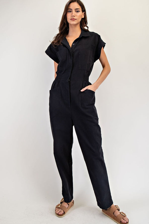 Collared Jumpsuit