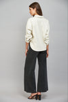Twisted Hem Button Down