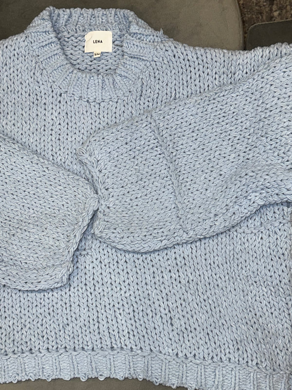 Boxy Sweater - Sky Blue