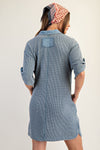 Waffle Knit Dress
