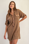 Waffle Knit Dress