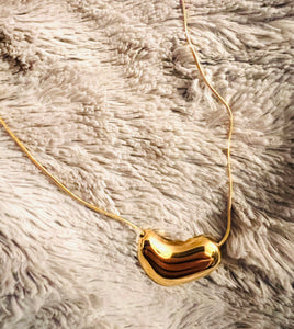 Gold Bean Necklace