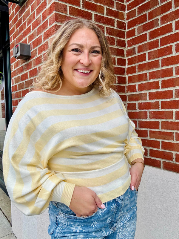 Boat Neck Dolman Sweater
