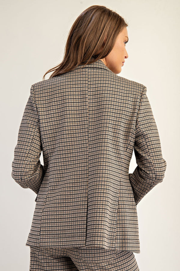 Houndstooth Blazer
