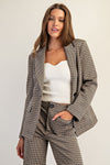 Houndstooth Blazer