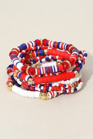 Liberty Star Beaded Bracelets