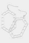 HexaGlow Cutout Earrings