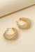 Filigree Hoop Earrings