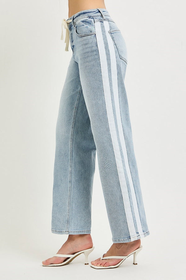 Side Stripe Jeans by Risen