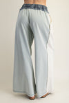 Color Block Drawstring Pants