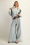 Color Block Drawstring Pants