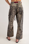 Leopard Barrel Pants