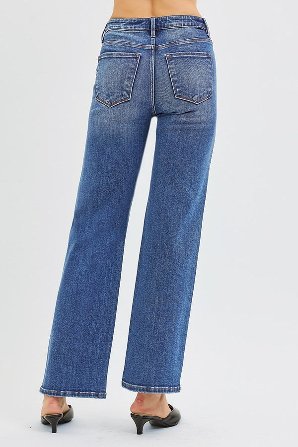 High Rise Rhinestone Jean by Risen