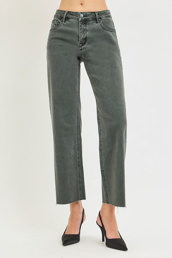 Raw Hem Jean by Risen