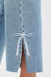 High Rise Crop Embroidered Jean by Risen