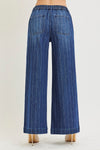 Slouch Wide Striped Jean by Risen