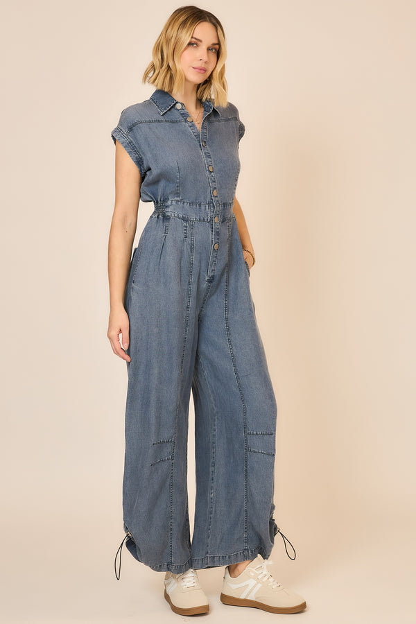 Chambray Jumpsuit