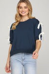 Bow Detail Top