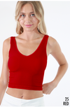 Reversible Ribbed Crop Top